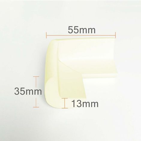 Lot de 8Protection Coin de Table,Mousse Souple Protection Angle Sécurité Bébé Angle Droit Anti-Chocs Protege de Coins avec Résistant Adhésifs pour Tables et Tout Meubles Pointus(Pas d'Odeur)-DPZO