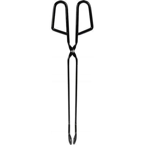 bbq Pinces à barbecue noir 31.5 cm acier inoxydable (1/3)