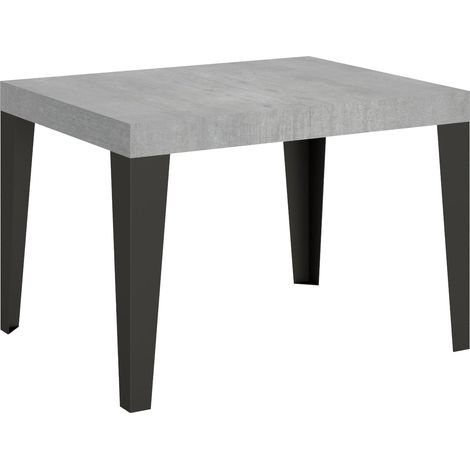 Tavolo Allungabile 110-194x70x77 cm Flame Cemento e Antracite (1/3)
