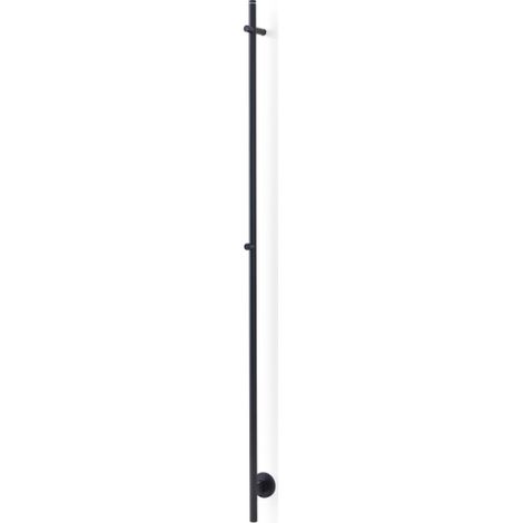 FugaFlow Eccelente Caloro Radiateur sèche-serviettes électrique - 170cm de hauteur - 30Watt - noir mat (1/5)