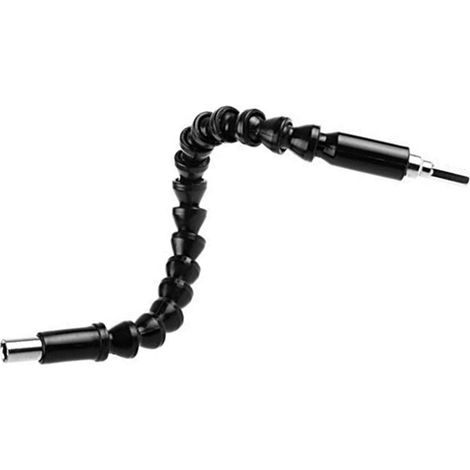 Embout Tournevis Flexible 1/4 Pouces 295mm Porte-Embout Magnétique Noir pour Perceuse Visseuse (1/5)