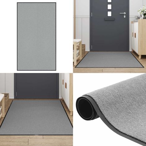 vidaXL Fußmatte Grau 115x200 cm (1/5)