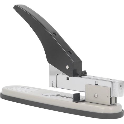 Großer, kraftsparender Tischhefter aus Stahl, rutschfest, ergonomisch, einfache Bedienung, Kapazität 100 Blatt, ideal fürs Büro (1/5)