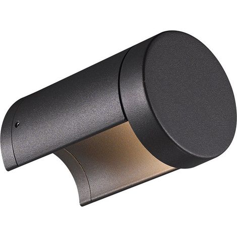 Aplique de pared CAIRO LED COB 7 W 475 lm 3000 K CRI80 IP54 26° Antracita (1/4)