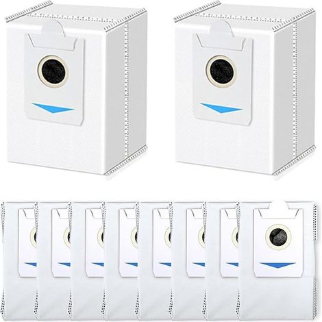Replacement accessories for Ecovacs Deebot T30S Pro/T30S, Replacement set with 1 main brush, 8 mop pads, 6 dust bags, 6 side brushes, 4 HEPA filters (1/5)