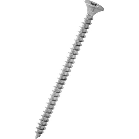 Tirafondo Zincado Con Cabeza Avellanada 4x20mm PZ2 Pack 1000 Uds