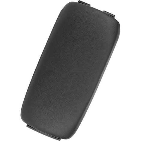 Housse d'accoudoir de Voiture, Housse de Console Centrale Noire, de Couvercle de Console Centrale pour 8P 2003-2013, 8P0864245P (Cuir) (1/5)