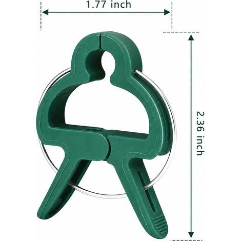 Set de 20 agrafes pour plantes de jardin : grandes agrafes pour vignes destinées à supporter tomates et concombres, treillis de serre (1/4)