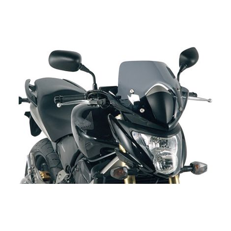 Carenado Kappa con parabrisas para Honda CB 600 Hornet (07-10) 33,5 x 40,5 cm, ahumado, con soportes.