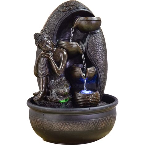 Fontana LED per interni Krishna Buddha (1/5)