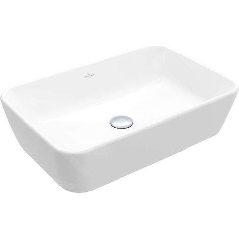 Villeroy & Boch Architectura - Vasque à poser sur plan de travail, 60x41 cm, avec trop-plein, blanc alpin 5A2760R1 (1/5)