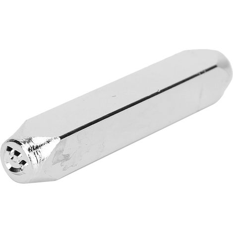 Outil de poinçonnage manuel en métal de 6 mm (1/4") pour la création de bijoux et autres objets artisanaux. (1/5)