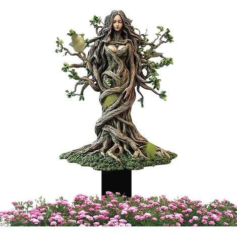 Deko-Pflöcke für Blumentöpfe, dekoratives -Ornament, 2D-Acryl 2D-Acryl-Schild für den Außenbereich, Veranden, Terrasse, Hof, Rasen, Frühling, Natur, Innenbereich (1/5)