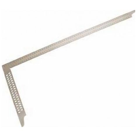 Équerre de charpentier acier inoxydable 800 x 320 mm – Précision de l'angle droit 0,005 mm/cm – Avec trous de traçage et graduation en mm – Forum (1/2)