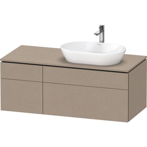 DURAVIT LC4874075750000 Console WTU suspendue murale L-Cube 550x1