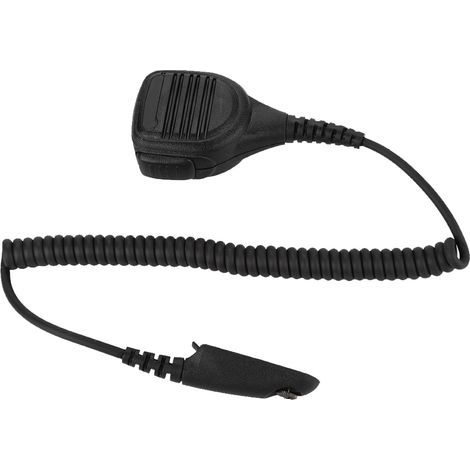 Haut-parleur talkie-walkie antibruit haute sensibilité et robuste pour radio CB avec bouton PTT (1/5)
