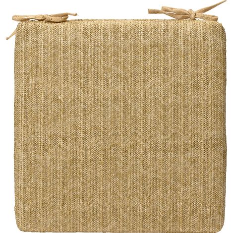 CUSCINO SEDIE 40X40CM NATURALE DA ESTERNO.