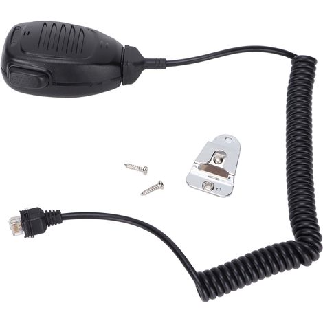 Le microphone haut-parleur portable/microphone talkie-walkie KMC35 est compatible avec les microphones de communication sans fil Kenwood NX-700, NX-800, TK-8180 et TK-8160. (1/5)