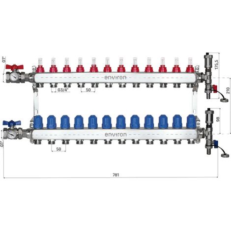 Festwertregelset M059 mit Grundfos UPM3 25/6 Hocheffizienzpumpe