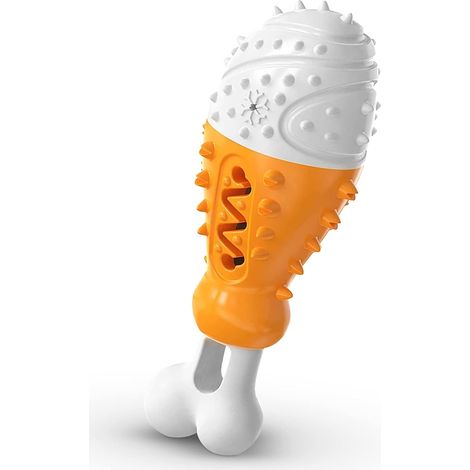Jouet à mâcher pour Chiens, Bâton de Nettoyage des Dents Résistant Morsure, Jouets pour Chiens, Saveur de Dinde pour mâcheurs agressifs et Nylon pour Chiot (1/5)