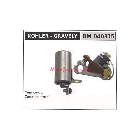 Contacto motor cortacésped KOHLER + condensador 040815