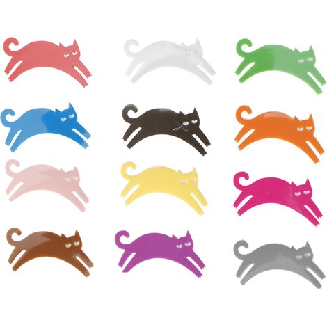 24 marque-verres en silicone en forme de chats et de chiens pour identifier les verres à vin et décorer les verres de fête. (1/5)