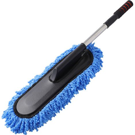 1 Brosse de lavage microfibre douce sans rayure poignée antidérapante nettoyage intérieur extérieur voiture camion bateau (1/5)