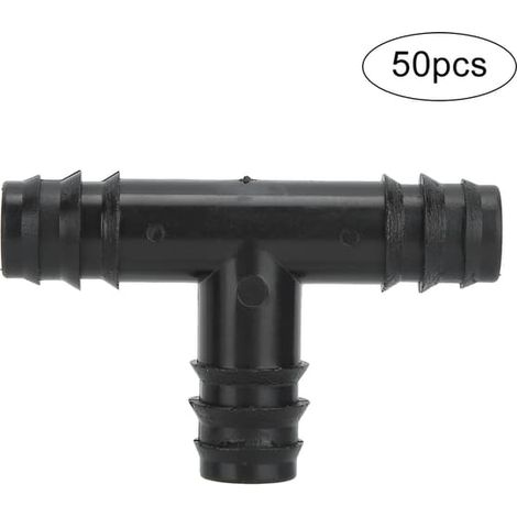 Raccord pivotant pour tuyau, pièces de connexion, accessoires en PP pour systèmes d'irrigation de jardin, 16 mm, 50 pièces, raccord 3 voies 16 mm (1/5)