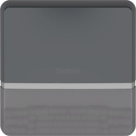 Rilevatore di movimento (PIR) Theben TECTA D180i AN montaggio a parete esterno, rilevamento 180°, 14m, 1 canale luce, 600W LED, protezione antistrisciamento, controllo tramite App Bluetooth/connession