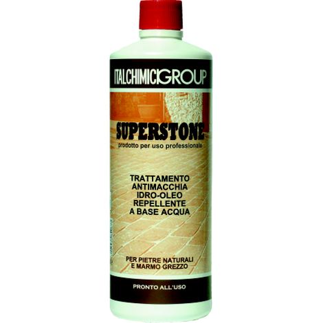 Diluant antitache Superstone de 1 litre pour marbre, pierre et brique