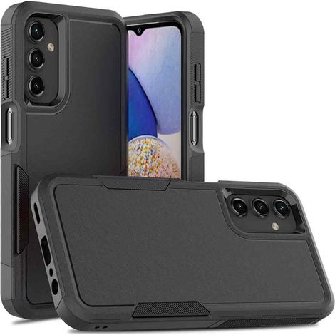 Defender-Hülle kompatibel mit Samsung Galaxy A15 5G – Extrem widerstandsfähige, robuste, staubdichte und stoßfeste, rutschfeste schwarze Hülle. (1/5)