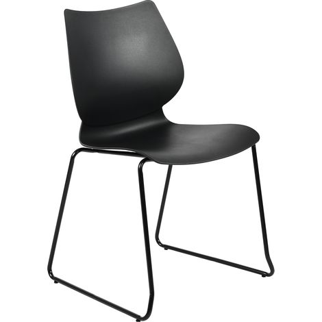 Stapelstuhl Houma schwarz