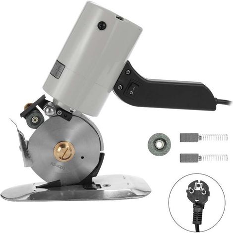 Machine de découpe ronde de tissu de coupeur de tissu léger portatif électrique à faible bruit TY-90B (1/5)