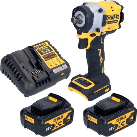 Llave de impacto sin cable DeWalt DCF 921 NT 18 V 400 Nm 1/2" sin escobillas + TSTAK - sin batería, sin cargador (1/5)