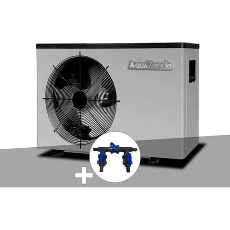 Pompe à chaleur 7 kW Full Inverter Aqua Premium + Kit by-pass Ø 32/38/50 mm - AquaZendo