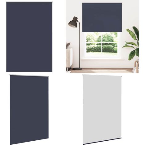 vidaXL Verdunkelungsrollo Marineblau 150x210 cm Stoffbreite 146,6 cm (1/5)