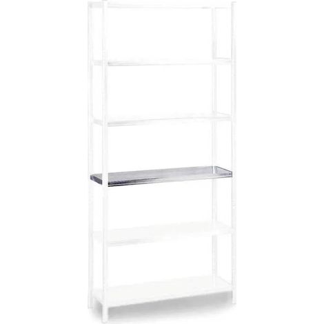 Raaco 90-31 x 5 estantería acero galvanizado plateado 88,5 cm