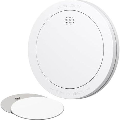 Rauchmelder, 10 Jahre Batterielaufzeit, Brandmelder, Rauchmelder, EN14604-zertifiziert, 1 Stück (1/5)