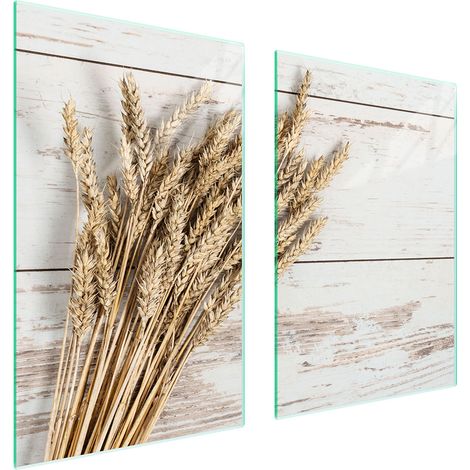 PLACA PROTECTORA DE VIDRIO PARA COCINA 65x52 MADERA (1/5)
