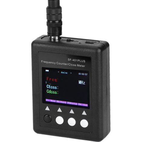 Compteur de fréquence radio portable 27 MHz - 3000 MHz pour voiture, avec décodeur CTCCSS/DCS, prise UE 100-240 V