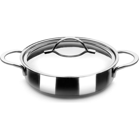 CASSEROLE NOAH LOW EN ACIER INOXYDABLE - 20 CM