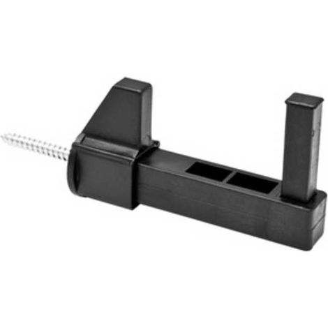40 x FERMAIMPOSTE IN PLASTICA CALABRONE NERO
