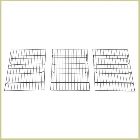 Cocosity Grille de cuisson en fer Racks à Pâtisserie de Refroidissement Empilables, Porte-boulange à 3 Niveaux à 3 piscine plancha (1/5)