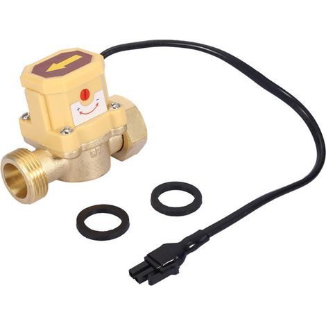 Pompe de surpresseur 220 V avec capteur de débit réglable et pression minimale adaptée aux chauffe-eaux solaires (1/5)