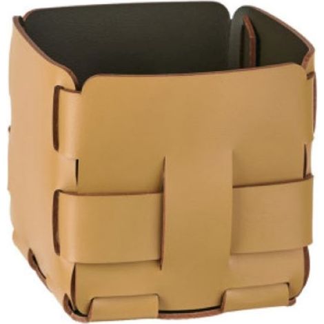 COLOMBO DESIGN Cestino Minibottega Olive/Mustard, 12X12 H13 serie ADJ codice prod: BADJ1019-5540