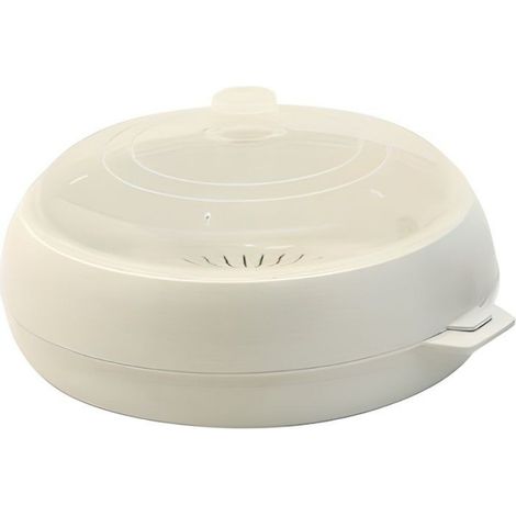 Cuit-vapeur - Pour Micro-ondes - Couvercle Aéré Et Panier Inclus - Lavable En Lave-vaisselle - 1 Pièce