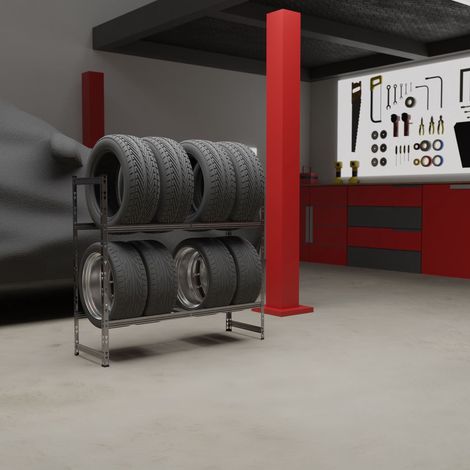 Porta neumáticos para 8 ruedas