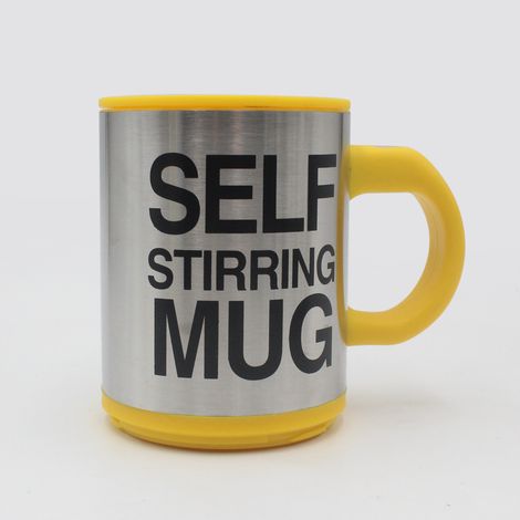 Selbstrührender Becher/Selbstrührender Becher/Kaffeetasse, automatisches Mischen und Schleudern aus Edelstahl, für unterwegs, für Männer und Frauen im Büro (1/4)
