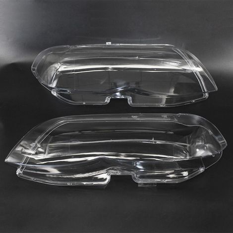 Cubierta de plástico de repuesto para faros delanteros BMW X5 E53 (derecho e izquierdo) 2004-2006 (1/2)