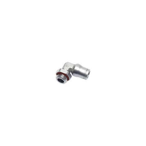 Adaptateur fileté coudé Legris 3 699 vers Enfichable 4 mm Mâle M5 ( Prix pour Paquet de 5 )
